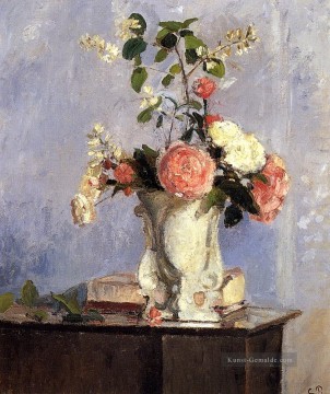  blumen - Strauß Blumen 1873 Camille Pissarro